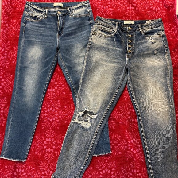 VERVET Womens 29 30 Set of 2 Pairs Jeans - Picture 1 of 5